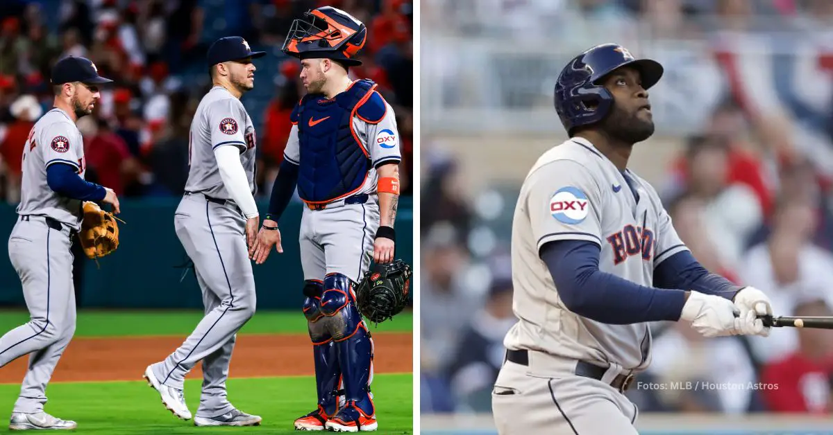 Houston Astros celebrando