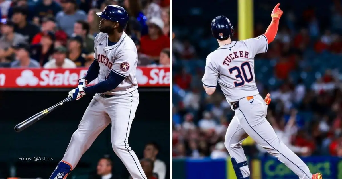 Yordan Alvarez y Kyle Tucker jonronearon en la victoria de Houston Astros