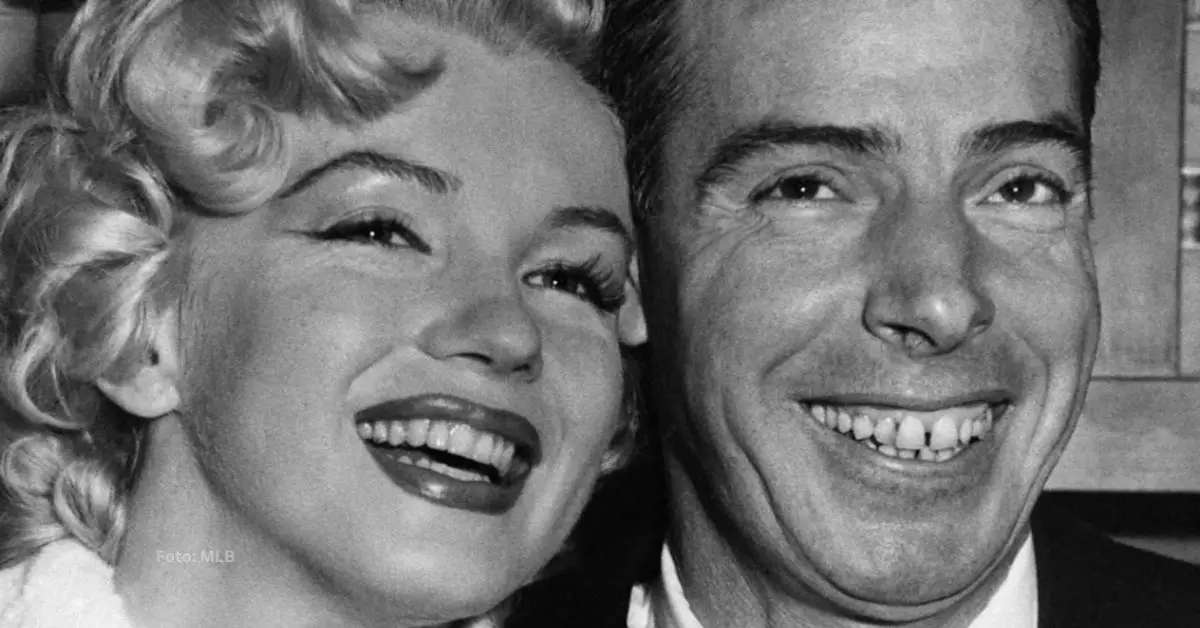 El inolvidable Joe DiMaggio junto a Marilyn Monroe