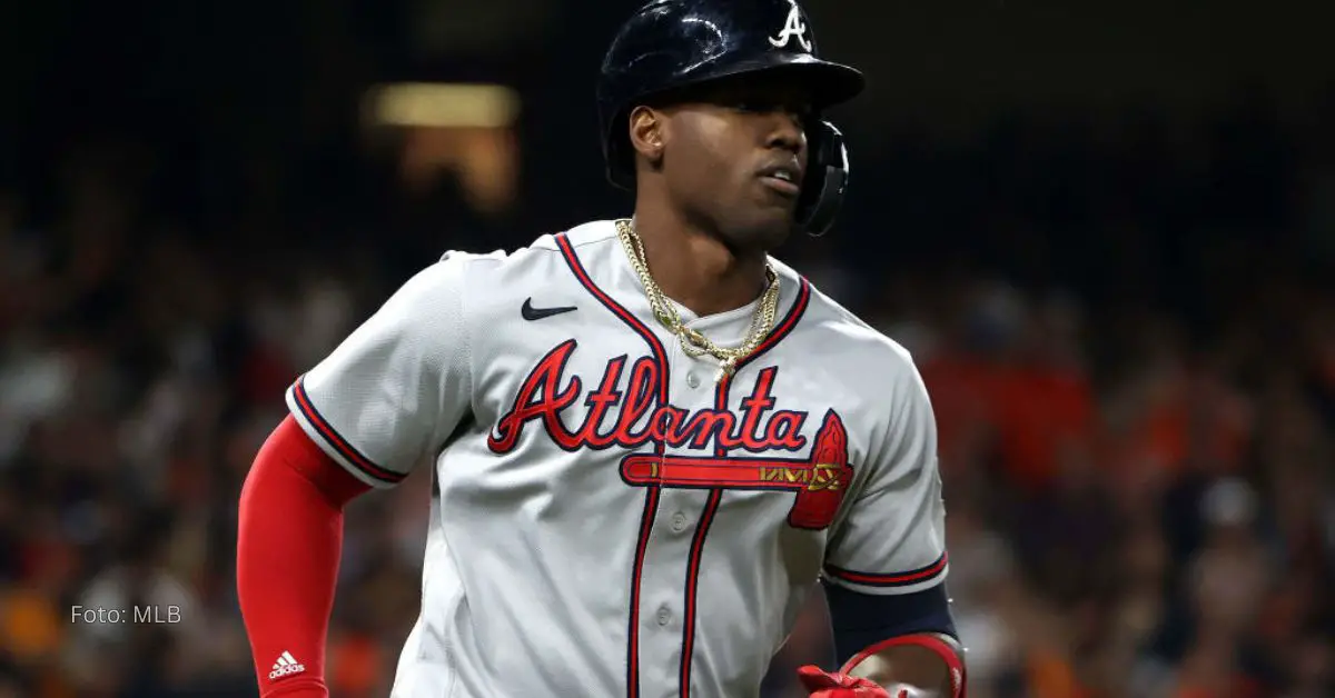 Jorge Soler con el uniforme de Atlanta Braves en MLB 2024