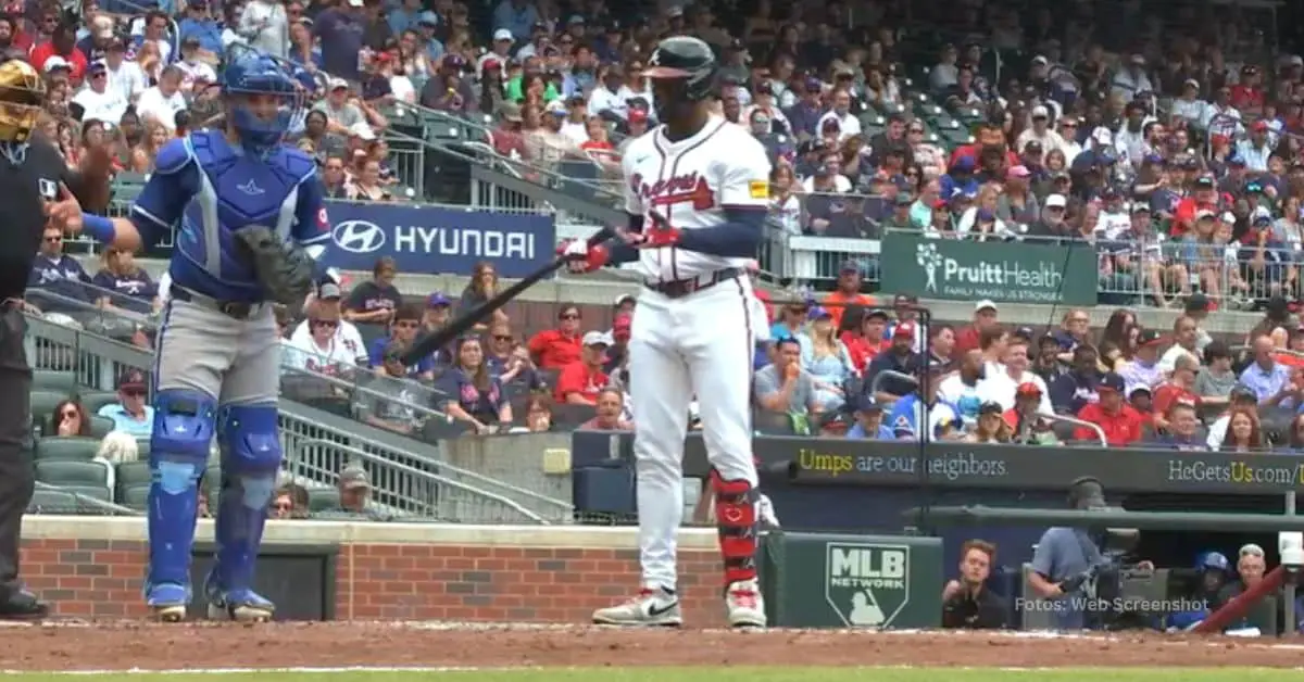 Jorge Soler en plena acción en Atlanta