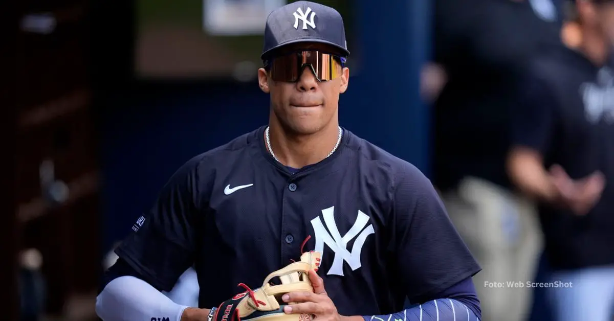 Juan Soto con New York Yankees en ST