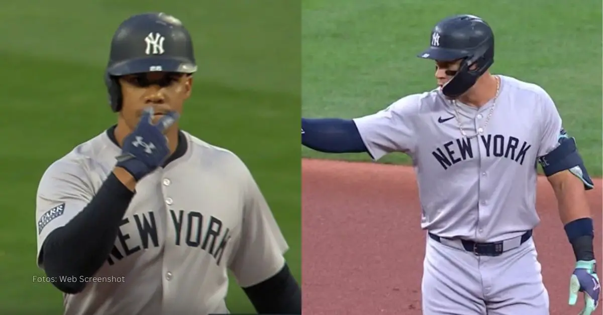 Juan Soto y Aaron Judge Yankees