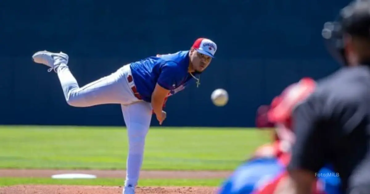 Lazaro Estrada con Toronto Blue Jays