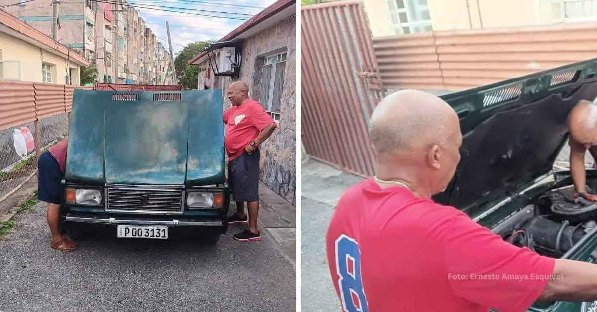 Carro en Cuba de Alfonso Urquiola