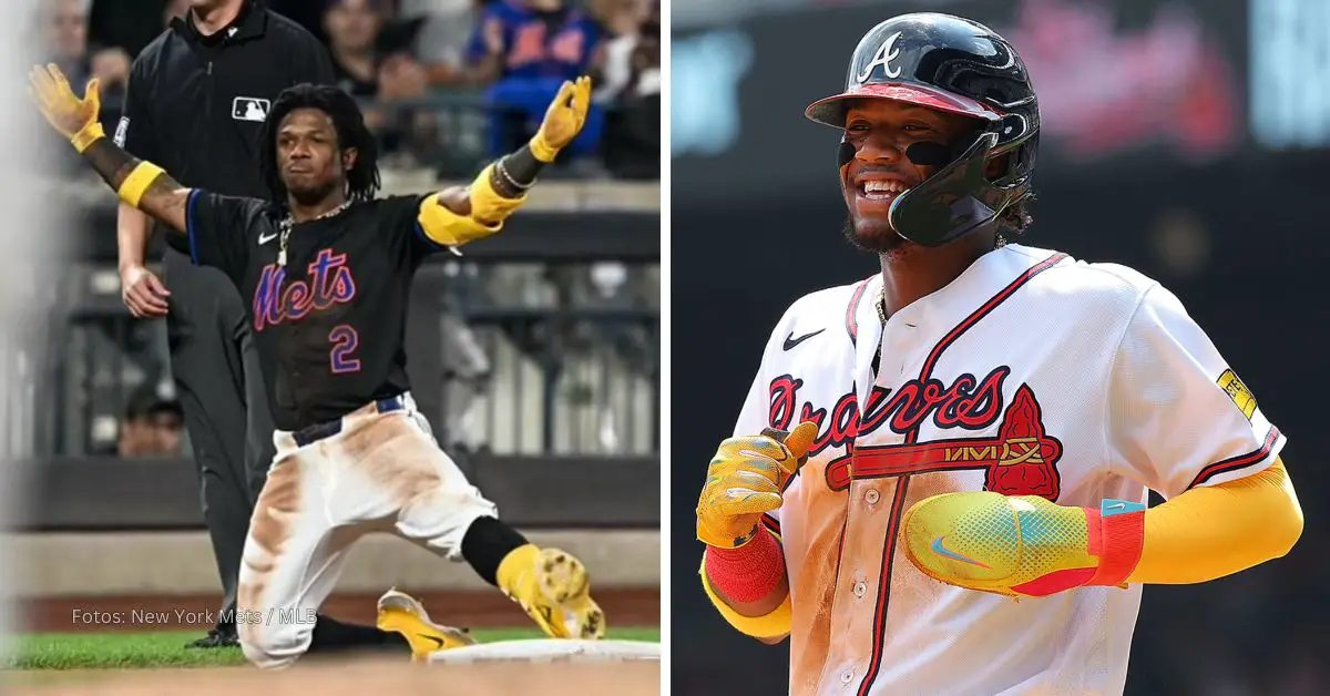 Luisangel Acuña junto a Ronald en MLB