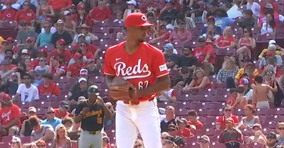 Yosver Zulueta con Cincinnati Reds