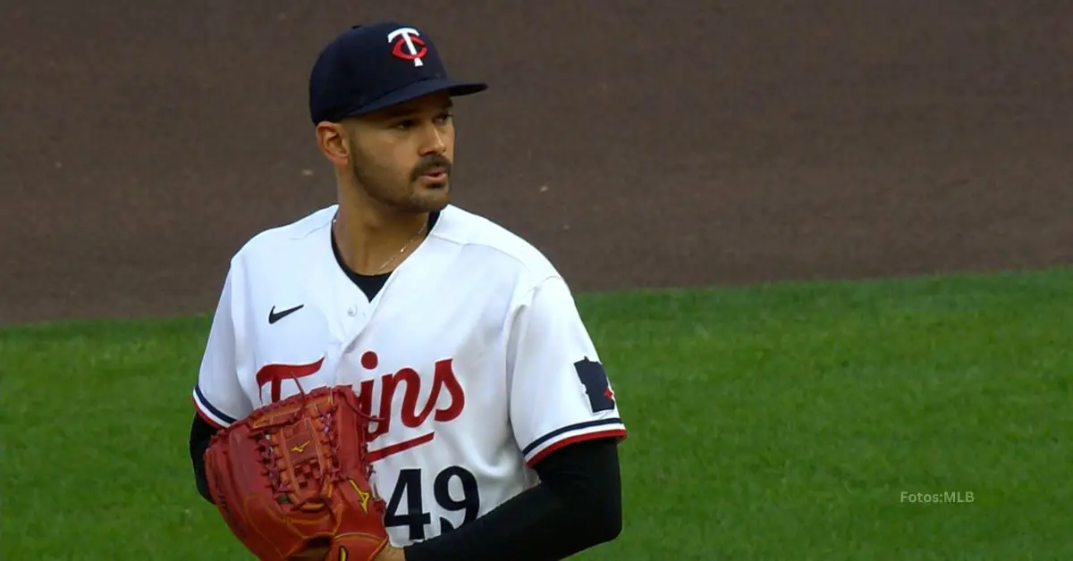 Pablo López representando a Minnesota Twins