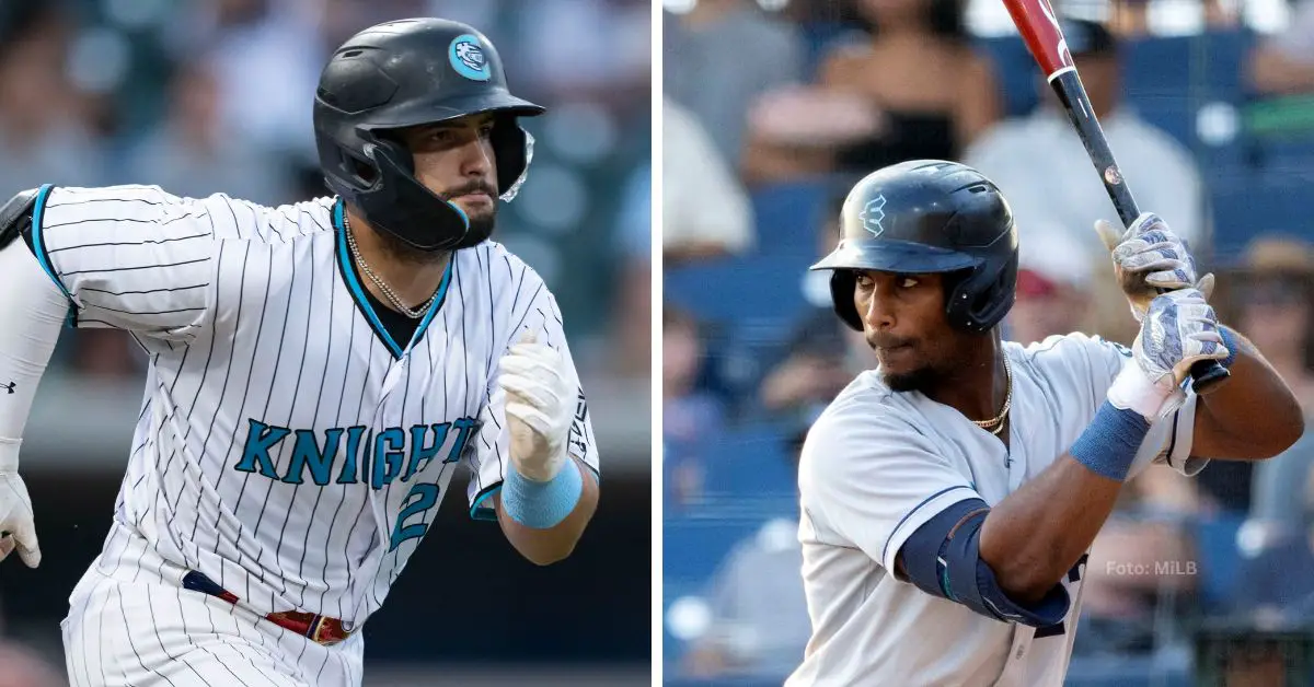 Edgar Quero y Lázaro Montes jugando con las sucursales de Chicago White Sox y Seattle Mariners