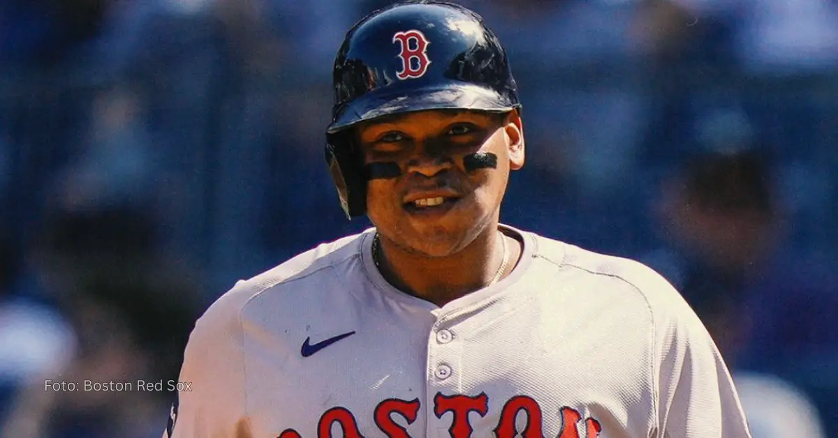 Rafael Devers con Boston Red Sox