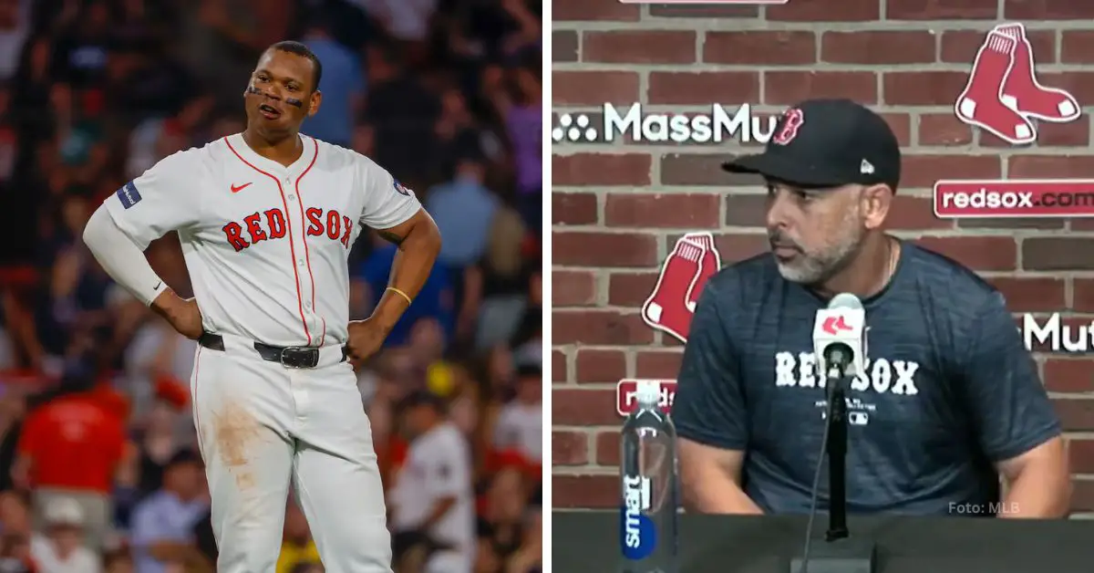 Rafael Devers con Boston Red Sox