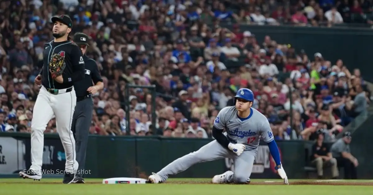 Shohei Ohtani base robada ante Arizona Diamondbacks en MLB 2024