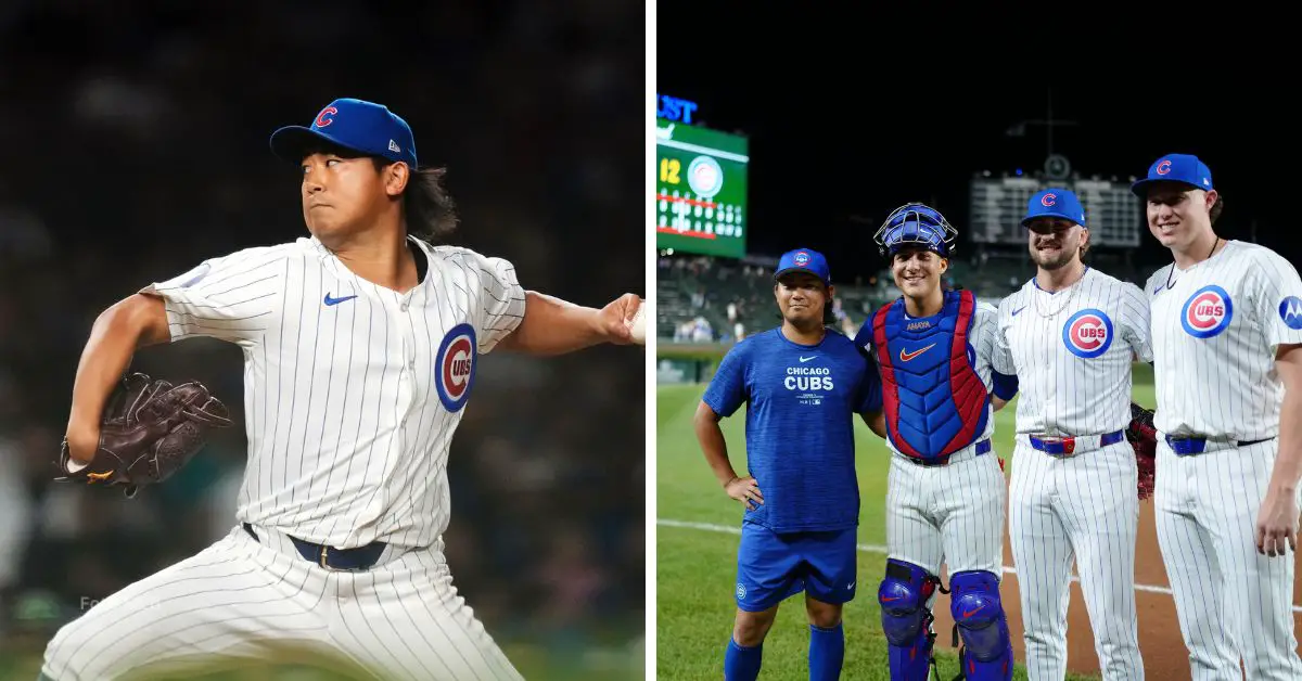 Shota Imanaga tras el no hitter con Chicago Cubs