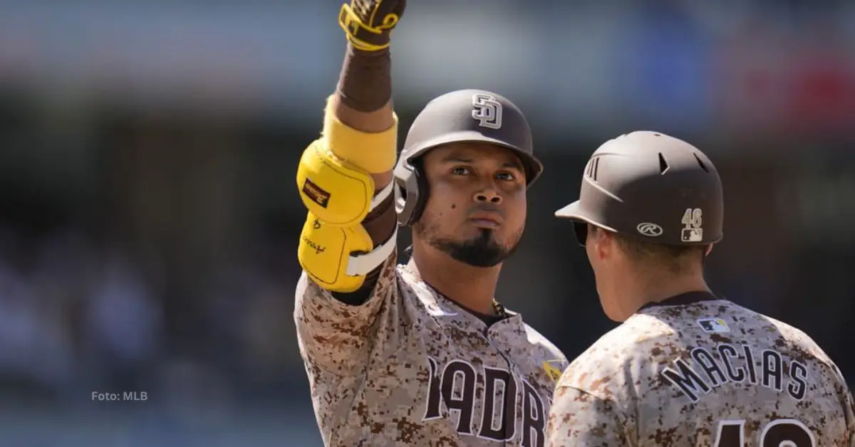 Luis Arráez con San Diego Padres