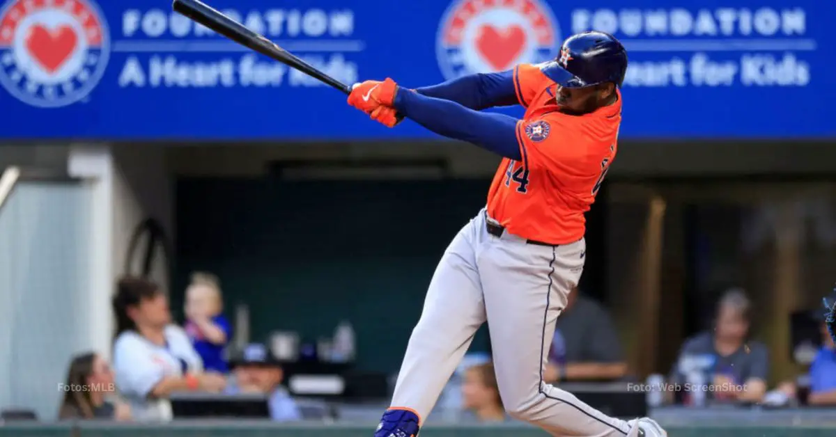 Yordan Álvarez representando entre cubanos en MLB