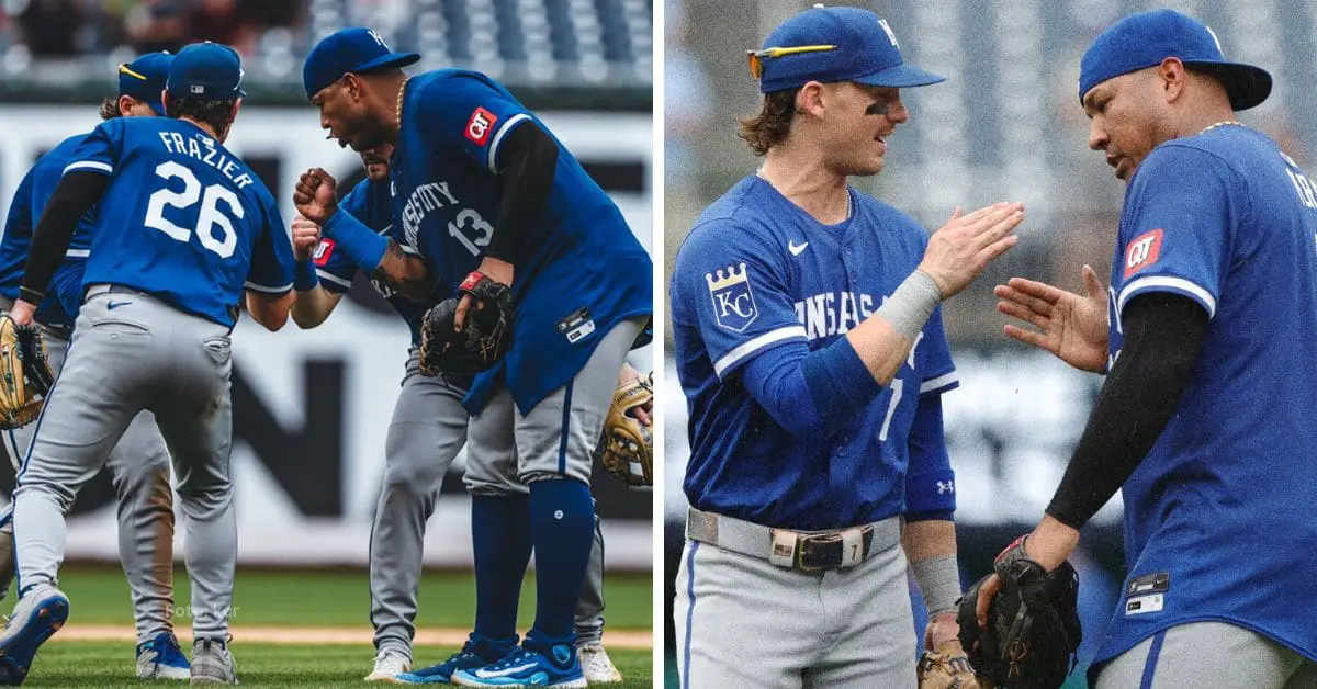 Kansas City Royals celebran la victoria