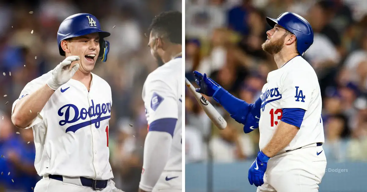 Dodgers celebrando