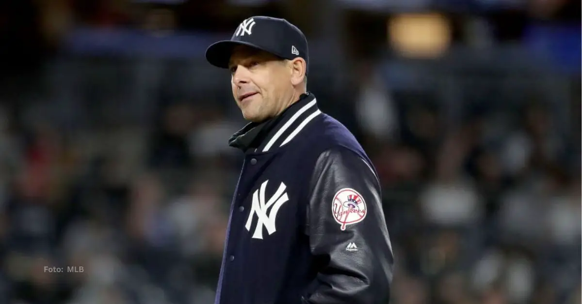 Aaron Boone en juego de New York Yankees en MLB