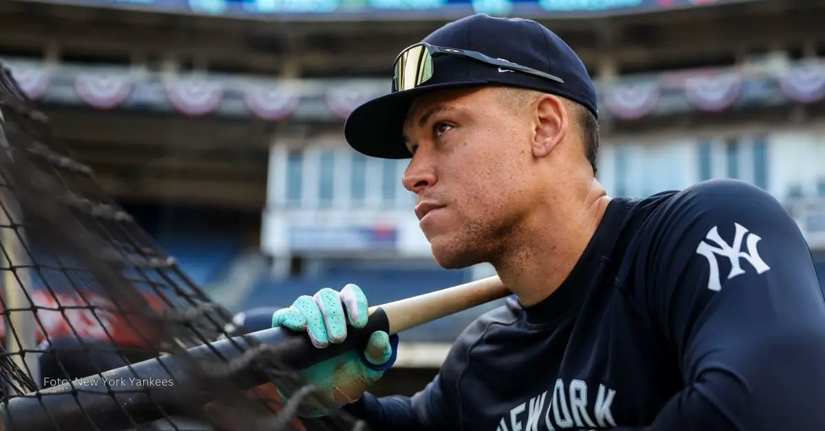 Aaron Judge entrenando con New York Yankees