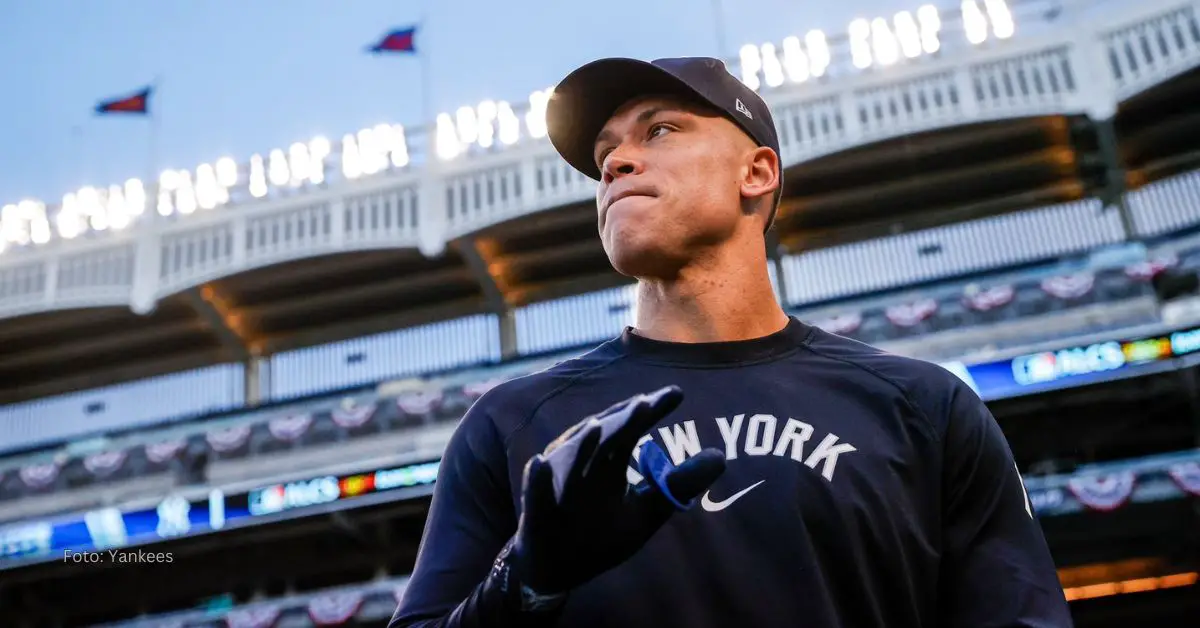 Aaron Judge pensativo en Yankee Stadium