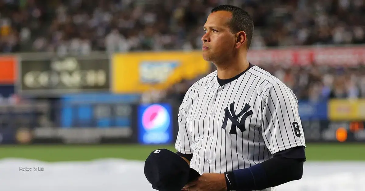 Alex Rodríguez con la camiseta de Yankees