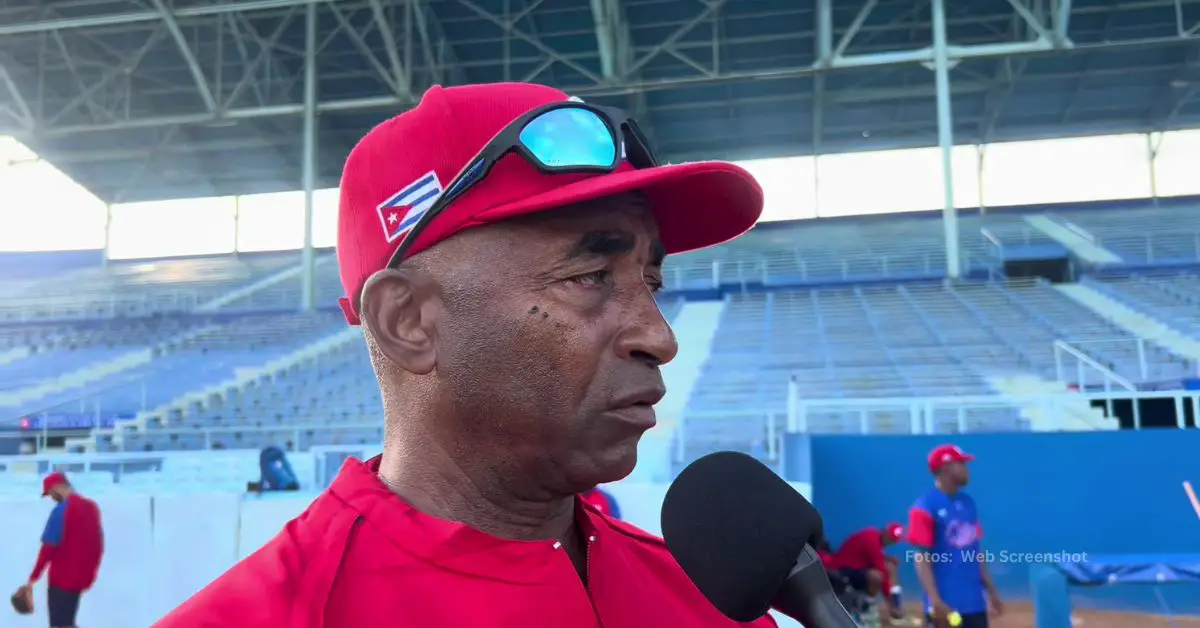 Armando Johnson dando declaraciones sobre Equipo Cuba