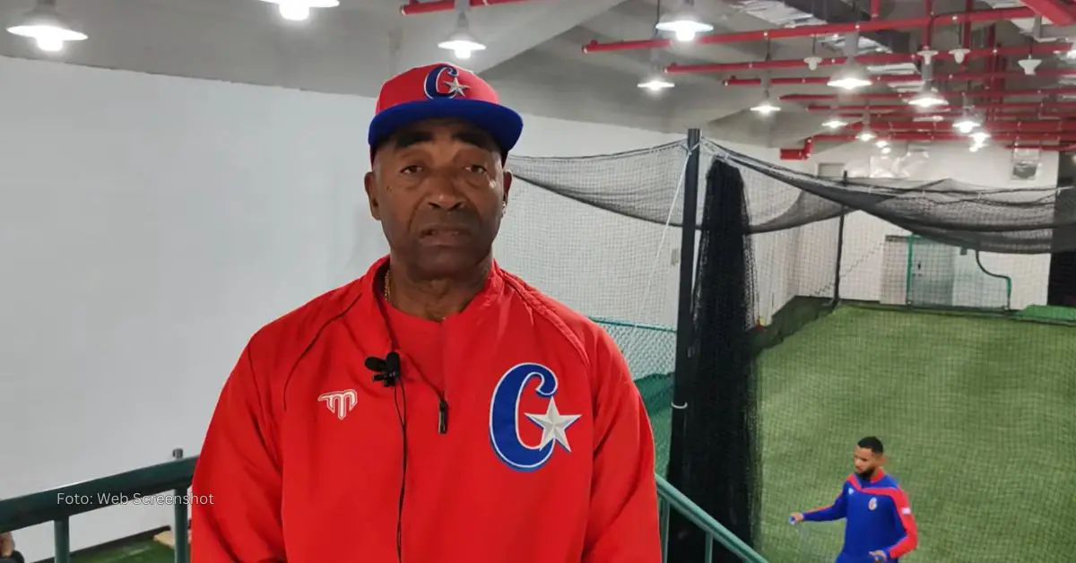 Armando Johnson, manager de Equipo Cuba