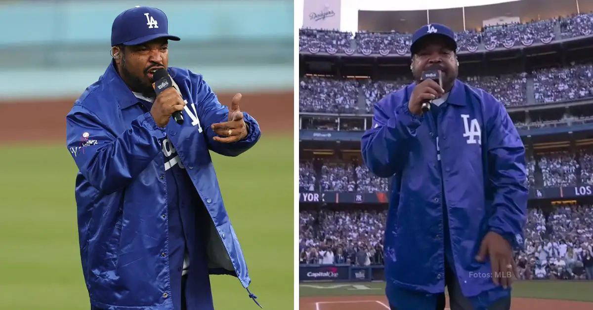 El veterano cantante Ice Cube se encargó de encender los ánimos en Los Angeles y meter presión a Yankees.