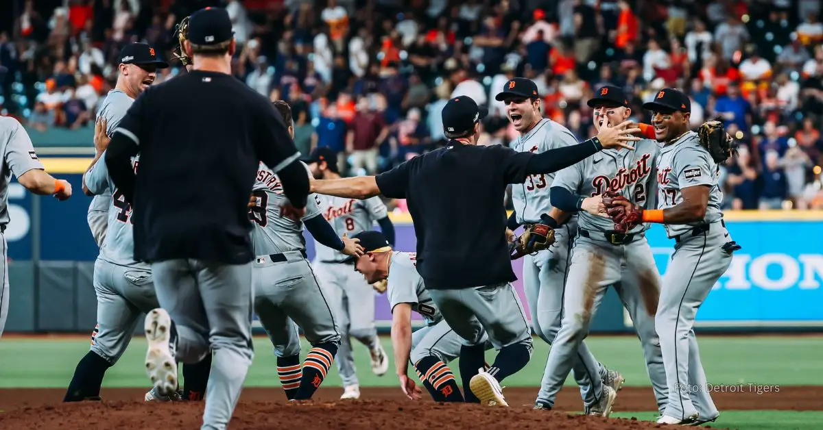 Celebración de Detroit Tigers