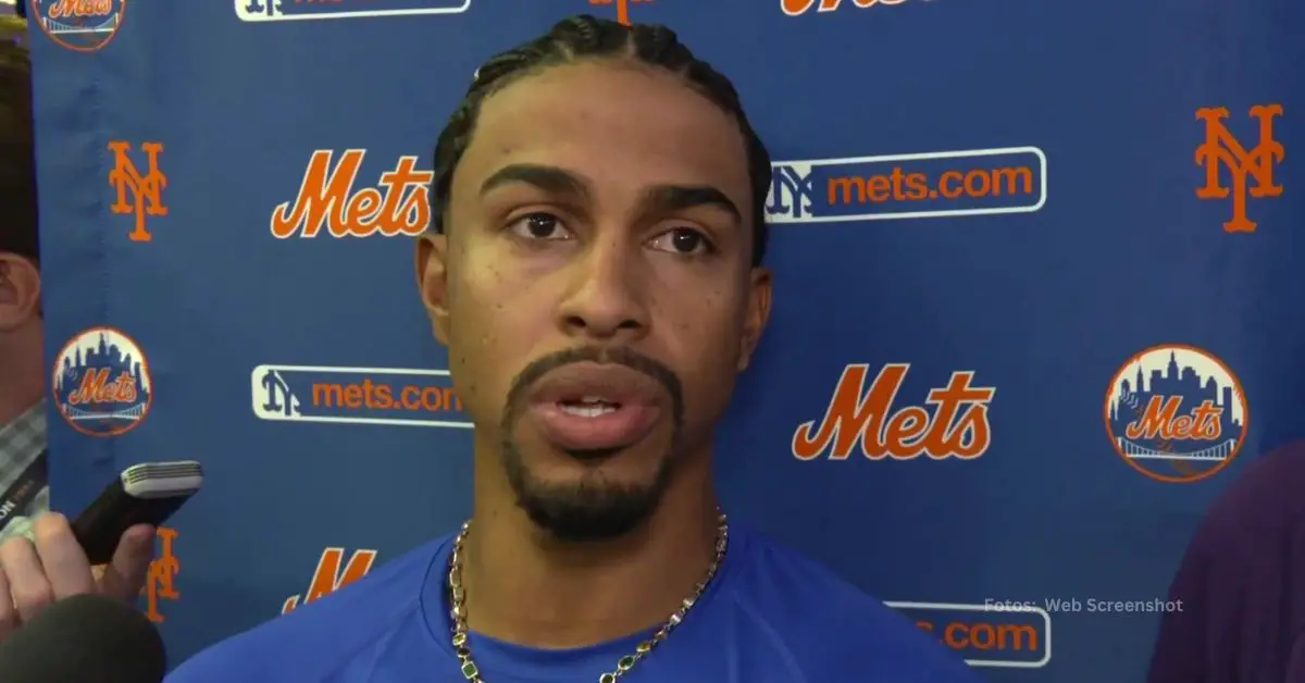 Francisco Lindor hablando tras eliminicancion de New York Mets