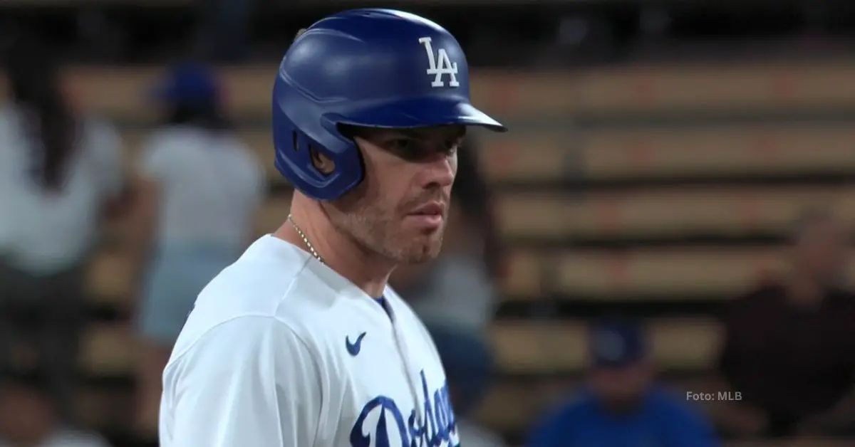 Freddie Freeman en un juego de Los Angeles Dodgers