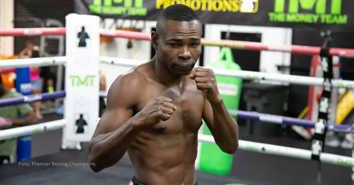 Guillermo Rigondeaux en el ring de boxeo