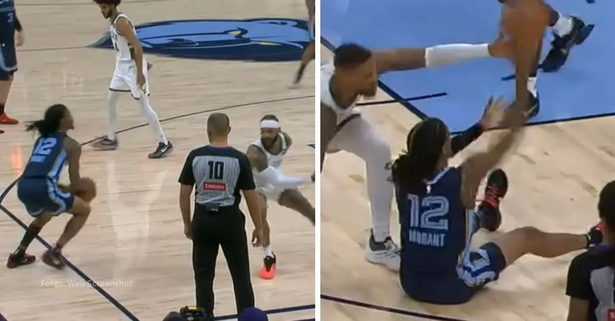 Ja Morant realizando grandes jugadas con Memphis Grizzlies