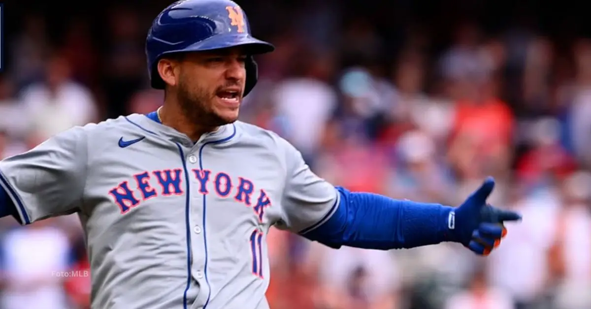 José Iglesias celebrando con New York Mets