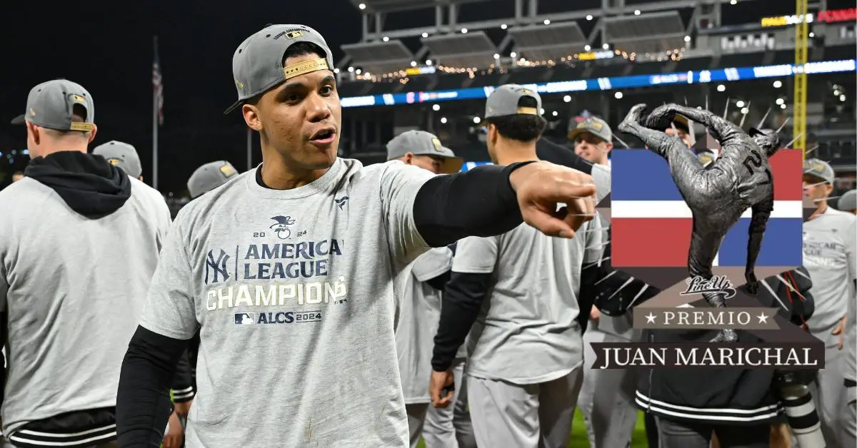 Juan Soto se alzó como ganador del Premio Juan Marichal que se otorga al jugador dominicano más destacado en la temporada de Grandes Ligas.