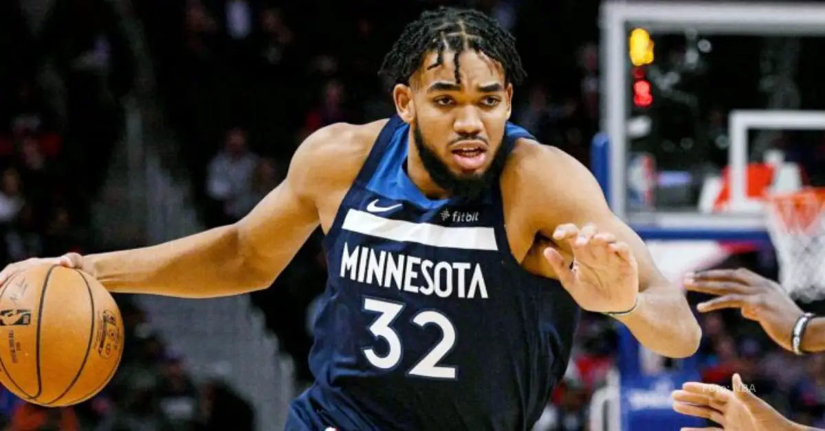 Karl Anthony Towns jugando con Minnesota Timberwolves