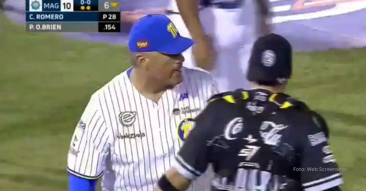 Manager de Magallanes, Eduardo Pérez.