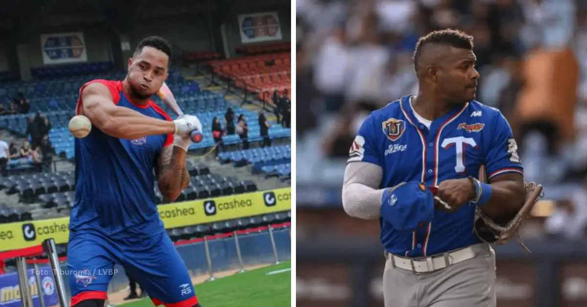 Leonys Martin con Tiburones de La Guaira