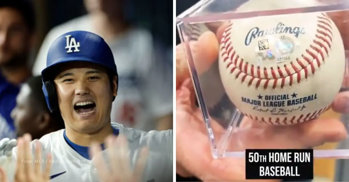 Shohei Ohtani pelota subasta 50/50