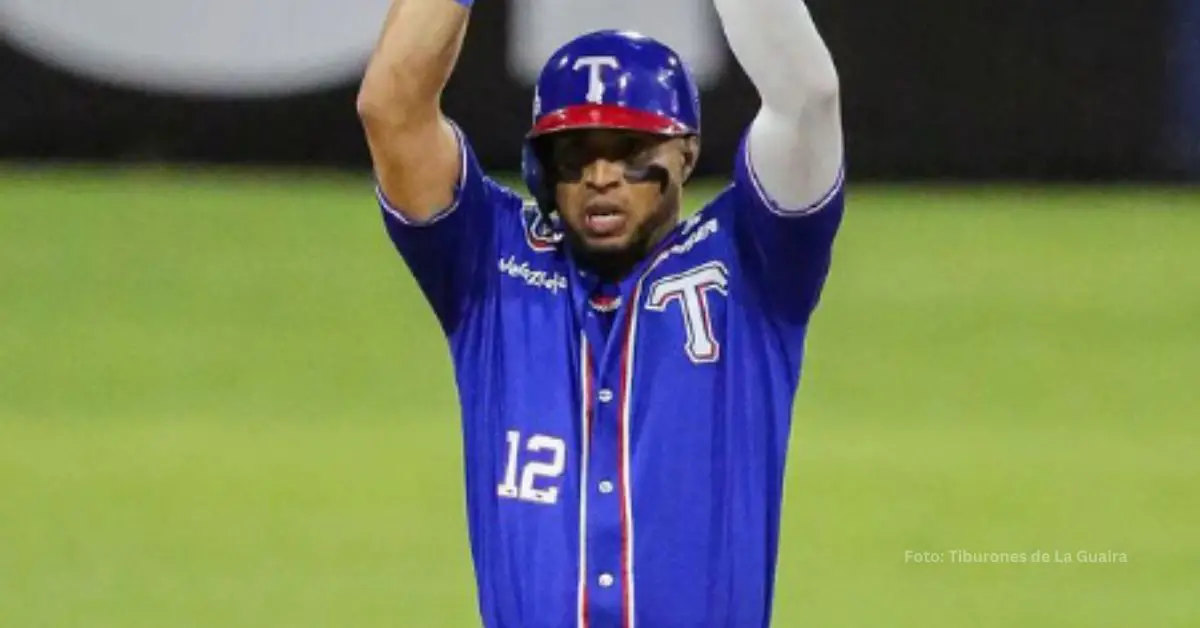 Leonys Martin con Tiburones de La Guaira