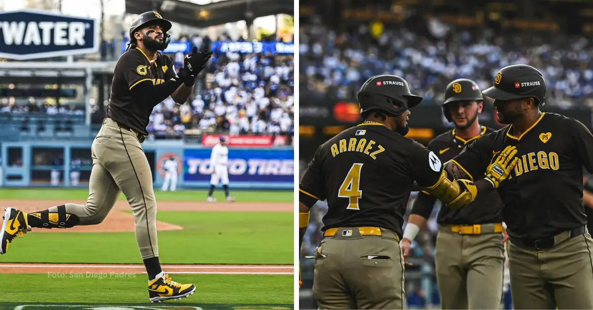 Fernando Tatis Jr, Luis Arraez, Jackson Merrill y David Peralta celebran cuadrangulares con San Diego Padres