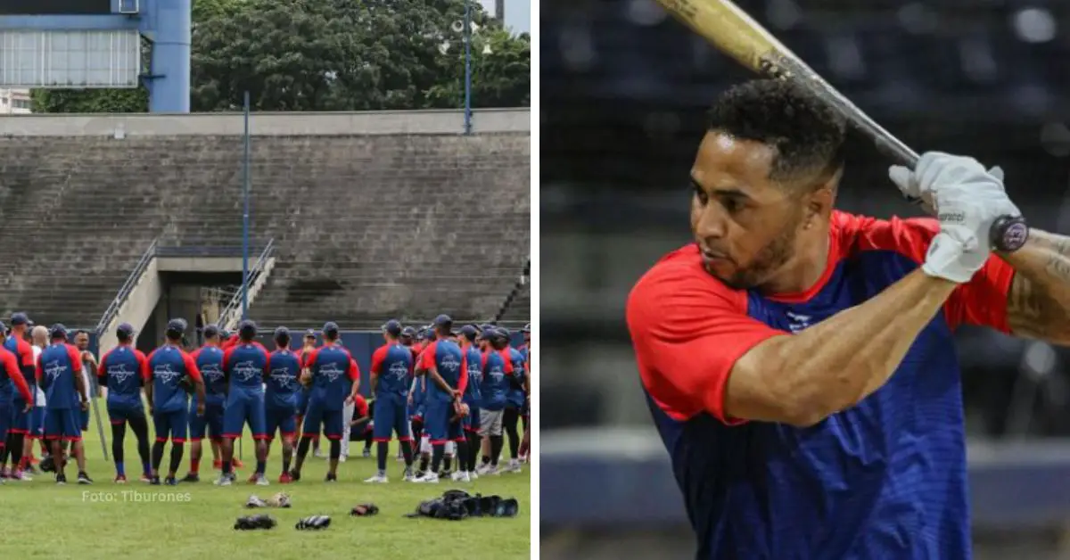 Leonys Martin con Tiburones de La Guaira