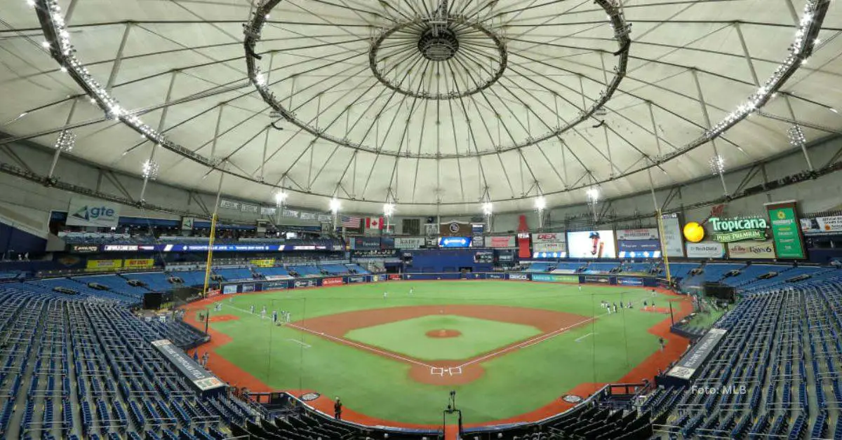 Estadio de Tropicana Field vacío.