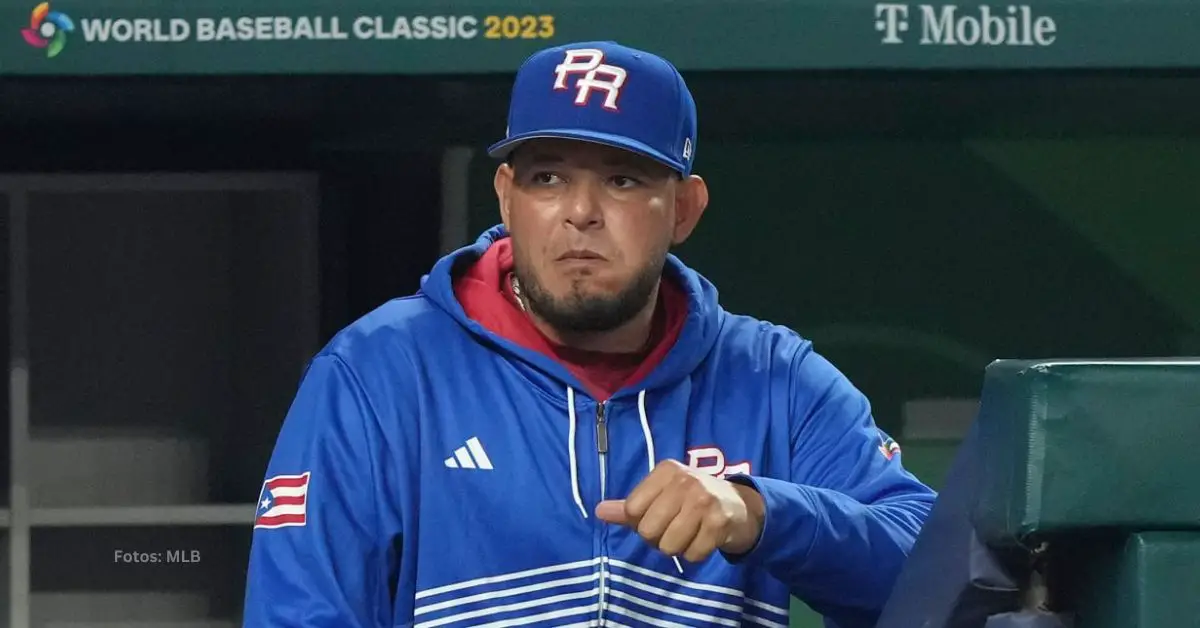 Yadier Molina como manager de Puerto Rico en el Clásico Mundial de Beisbol del 2023