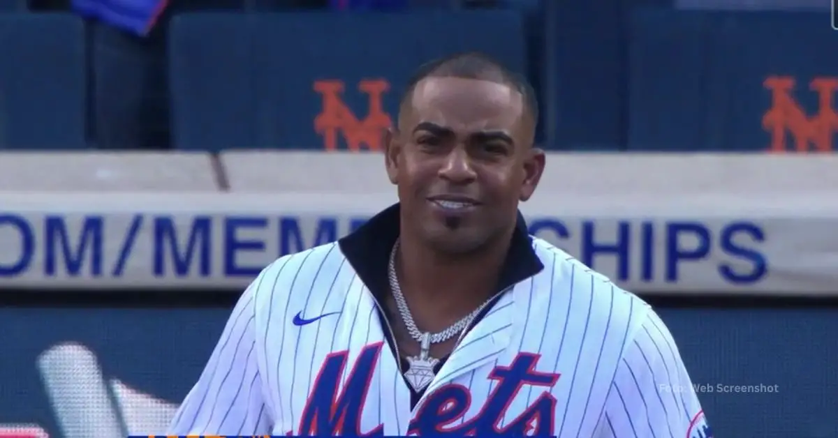 Yoenis Céspedes en el Citi Field