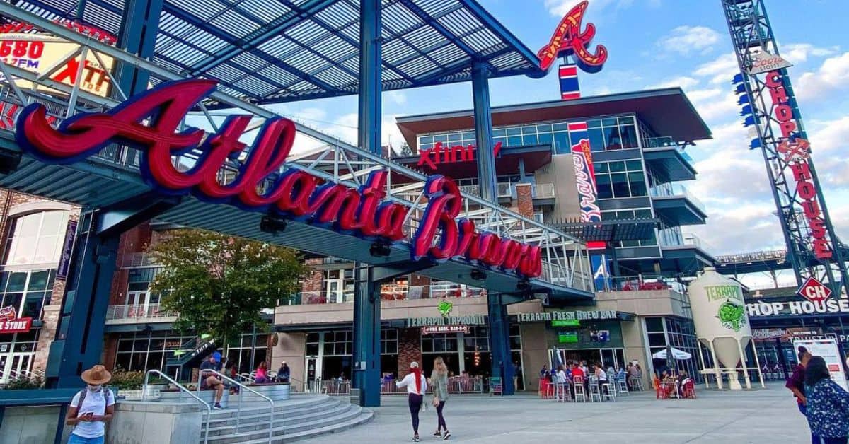 Fachada del Truist Park de Atlanta Braves