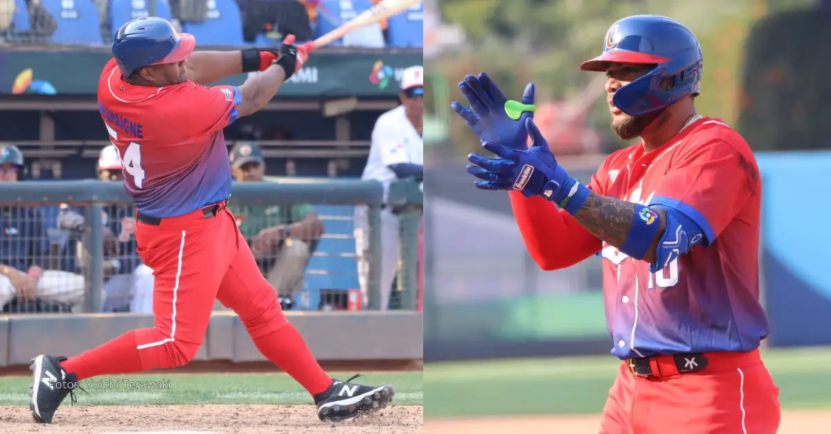 Alfredo Despaigne y Yoan Moncada