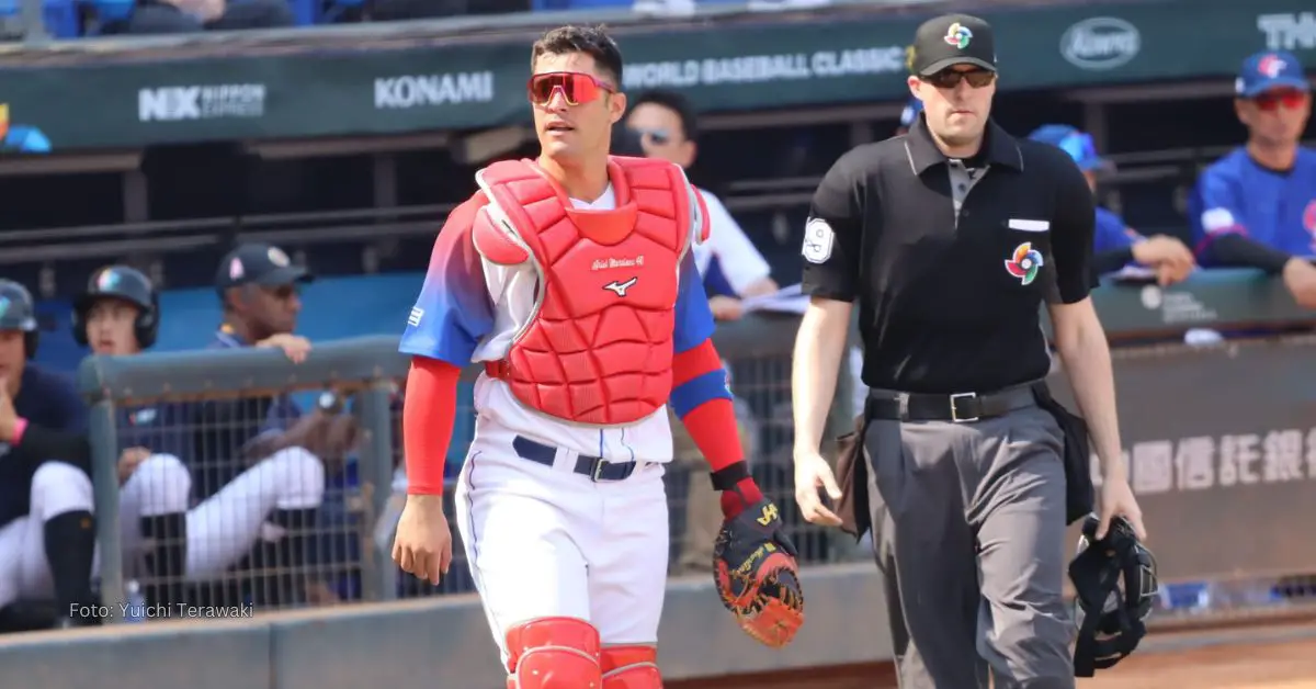 Ariel Martínez con el uniforme del Equipo Cuba