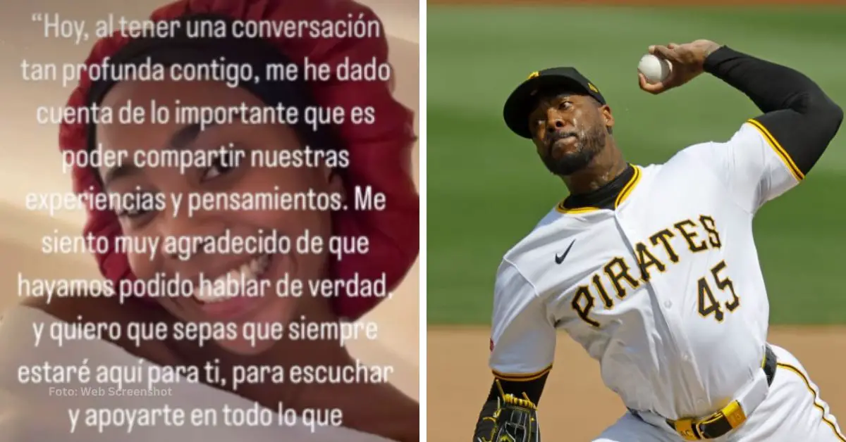 Aroldis Chapman y su hija