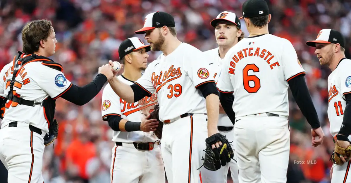 Equipo de Baltimore Orioles en la lomita